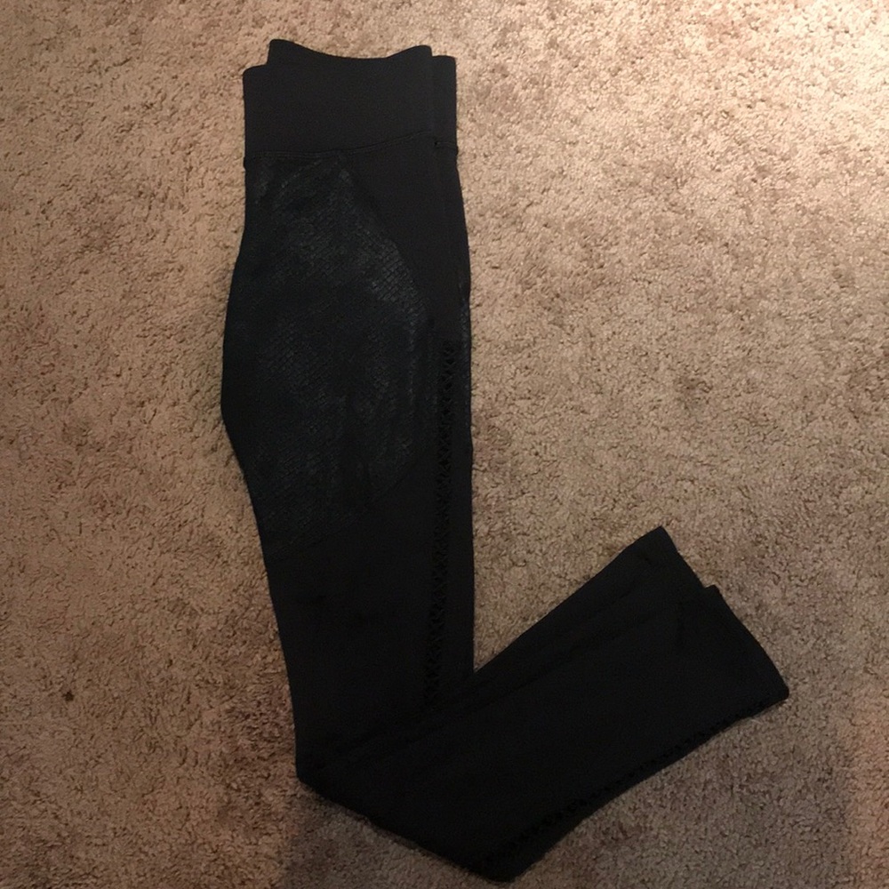 Black w/ snakeskin leggings